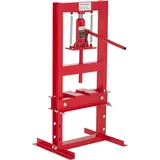 Hydraulische Werkstattpresse 12 Tonnen H-Rahmen – Verstellbare Werkbankpresse für Garage & Metallbearbeitung – Rot
