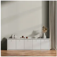 Living Walls Vliestapete 3D-Tapete Wellenmuster - Moderne Vliestapete, strukturiert, leicht glänzend, (1 St) weiß