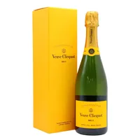 Veuve Clicquot Yellow Label Brut Champagner in Geschenkverpackung, 0,75L