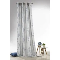 WECKBRODT Vorhang WECKBRODT "Louis", bunt (silberfarben, blau), B:140cm H:245cm, Jacquard, Polyester, Gardinen, Jacquard, strukturiert, Blickdicht, Gardine, Store