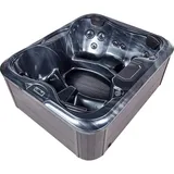 Beliani Beliani, Whirlpool, Whirlpool Outdoor grau mit LED rechteckig 180 x 215 cm ARCELIA (4 Pers.)
