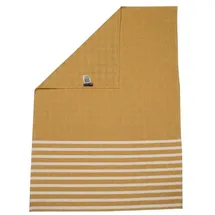 David Fussenegger Waffeldecke Streifen 70 x 90 cm gelb