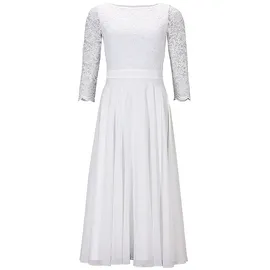 Swing Cocktailkleid Weiß 44