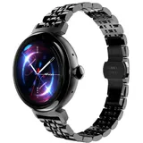 HiFuture Future Aura BT 40 mm Edelstahlgehäuse schwarz Edelstahlarmband schwarz One Size