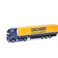 HERPA Fahrzeuge Volvo FH GL XL 2020 Electric Kühlkoffer-Sattelzug Dachser Food Logistics 316798 H0