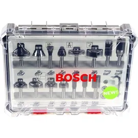 Bosch Professional HM Fräser-Set 15-tlg. 2607017472