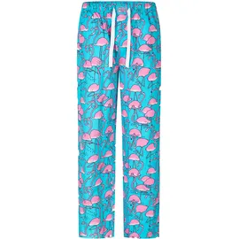 Lousy Livin Pant Greater Flamingos Pyjama-Hose Blau/Pink S