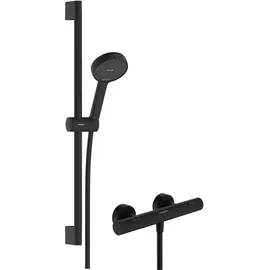 Hansgrohe Activera Select S Duschsystem Aufputz 95 EcoSmart Mattschwarz 28876670