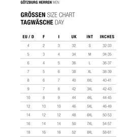 Götzburg New York Pyjama-Shirt Blau XL