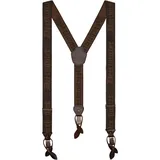 Deerhunter Hosenträger Hosenträger Schlaufen und Clip braun