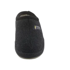SCHAWOS Pantoffeln Schwarz 45