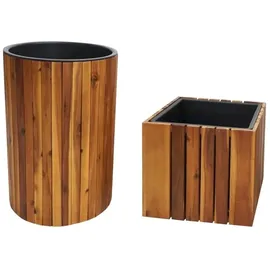 MCW MCW-L24 2er-Set Ø 24 x 24 cm Braun