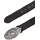 Mustang Herrengürtel Leder 4 cm schwarz 85