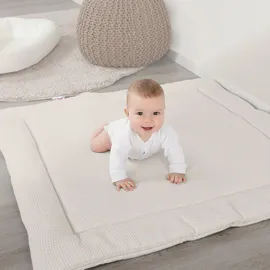 babybay Krabbeldecke 75x100 cm Waffelpiqué, Ivory