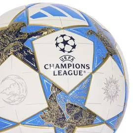 adidas UCL 25/26 League Stage J350 Kids, Ball / White/Blue/Gold / 5