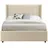 120 x 200 cm Beige mit Matratze H3