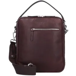 mano Don Pietro Handtasche Leder 25 cm dunkelbraun