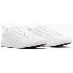 Sneaker CONVERSE "PRO BLAZE STRAP LEATHER", Gr. 38, weiß, Leder, sportlich, Schuhe