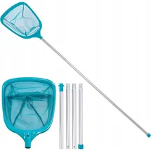 COOAU Pool Kescher Set blau 122 cm