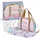 BABY BORN Puppenwickeltasche Wickeltasche Blumen rosa 837894
