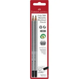 Faber-Castell 117291 Bleistift B mit Radierer