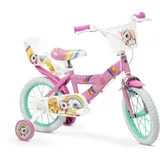 TOIMSA Unisex-Jugendliche 85-14219_8422084142193 Einhorn-Fahrrad, 35,6 cm (14 Zoll), 4/6 Jahre