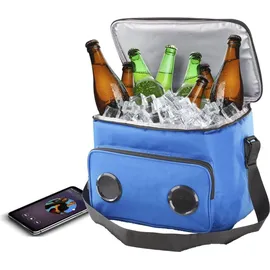 tech pop Bluetooth Speaker Cooler Bag Blue - Blau