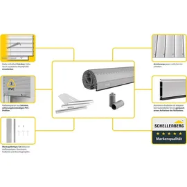 Schellenberg Rolladenpanzer Set Mini 100 x 120 cm grau
