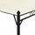 vidaXL Pavillon 1,62 x 3 m inkl. 4 Seitenteile Cremeweiß/Beige