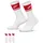 Nike Funktionssocken 3er Pack Pink/Weiß 34-37