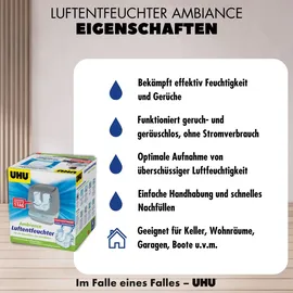 UHU Luftentfeuchter Ambiance anthrazit, 450 g