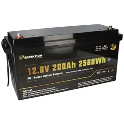 Perfektium LiFePO4 12.8V 200Ah Smart Bluetooth BMS mit Heizung