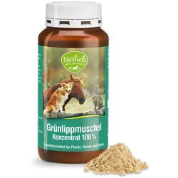 Sanct Bernhard tierlieb Grünlippmuschel-Konzentrat 100 % für Hunde und Katzen 150 g