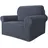 GRIFEMA High Stretch Sofabezug 1 Sitzer Sofaüberwurf Jacquard Elastische Sofahusse für Wohnzimmer Protector für Hunde Haustiere, Grau