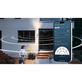 Bosch Smart Home Eyes Außenkamera II mit II • Philips Hue 3x Lily Spots mit Bridge V2