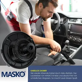 Masko 6IN1 Industriesauger mit Gerätesteckdose
