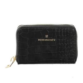 Bodenschatz Zip Around Wallet S Damen Geldbörse bla black