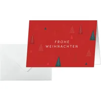 Sigel 25 SIGEL Weihnachtskarten Ruby Pines DIN A6