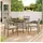 Okwish Gartenmöbel-Set 5-tlg. Beige/Grau