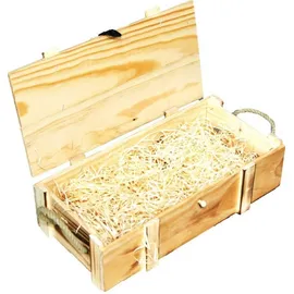 Kistenkolli Altes Land Weinkiste 2er geflammt 2-tlg. braun