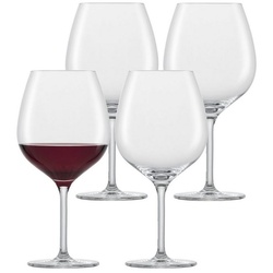 SCHOTT-ZWIESEL Rotweinglas For you Burgunder Rotweinglas 630 ml 4er Set, Glas weiß