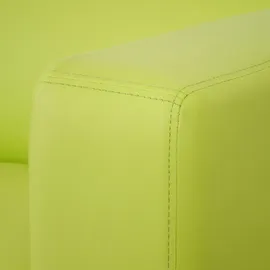 Mendler 3er Sofa Couch Loungesofa Lille ~ Kunstleder, hellgrün
