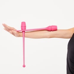 RSG-Keulen steckbar 36 cm (Rhythmische Sportgymnastik) - rosa, rosa, EINHEITSGRÖSSE