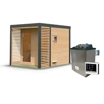 Karibu Ares 2 inkl. 9 kW Ofen + int. Steuerung