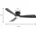 LUCANDE Moneno 131 cm Deckenventilator Schwarz