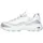 SKECHERS D'Lites-Chromatic Damen Weite M Silber/Weiß 41
