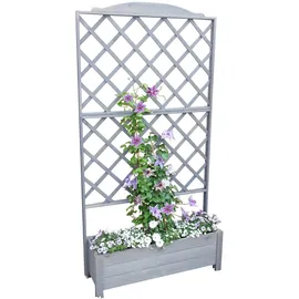 Promadino Rankkasten Botanica 110 x 32 cm Grau