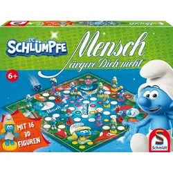 Schmidt Spiele Mensch ärgere Dich nicht® – Die Schlümpfe, Brettspiel, Strategie,