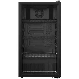 Yuna Cool-View GKS90 Getränkekühlschrank 89 l 830 mm hoch Schwarz