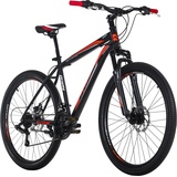 KS-CYCLING KS Cycling Mountainbike Hardtail 26 Zoll Catappa schwarz-rot